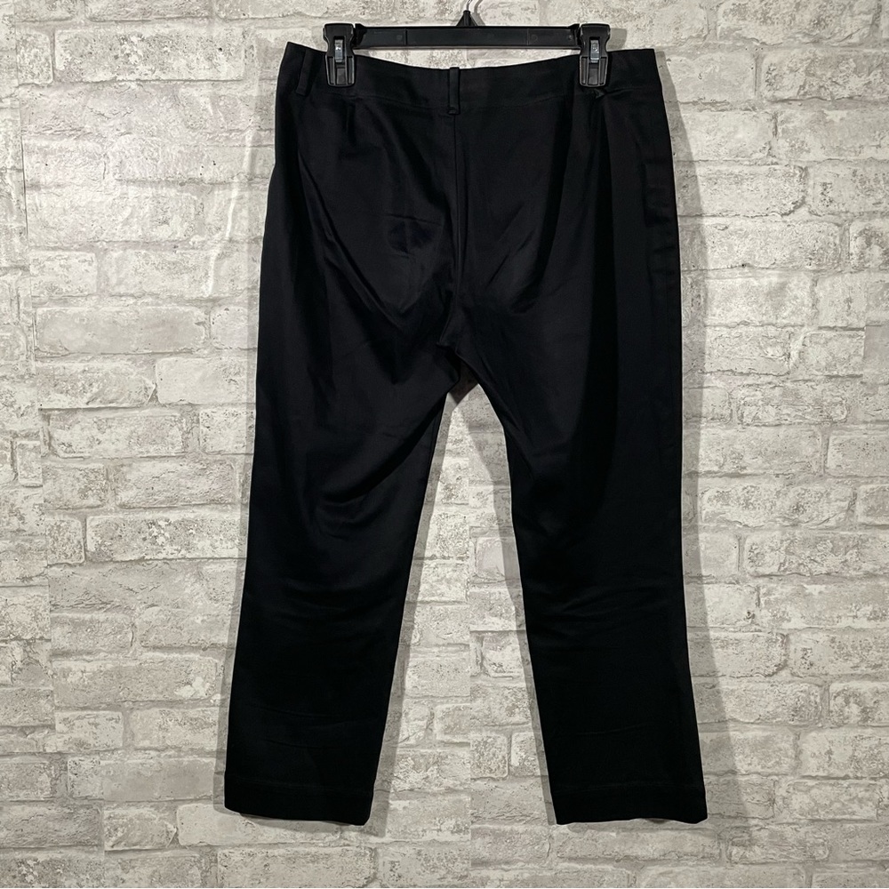 Ralph Lauren Sport Black Ankle Crop Pants Size 8 - Picture 4 of 9